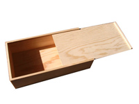 natural pine slide lid gift boxes